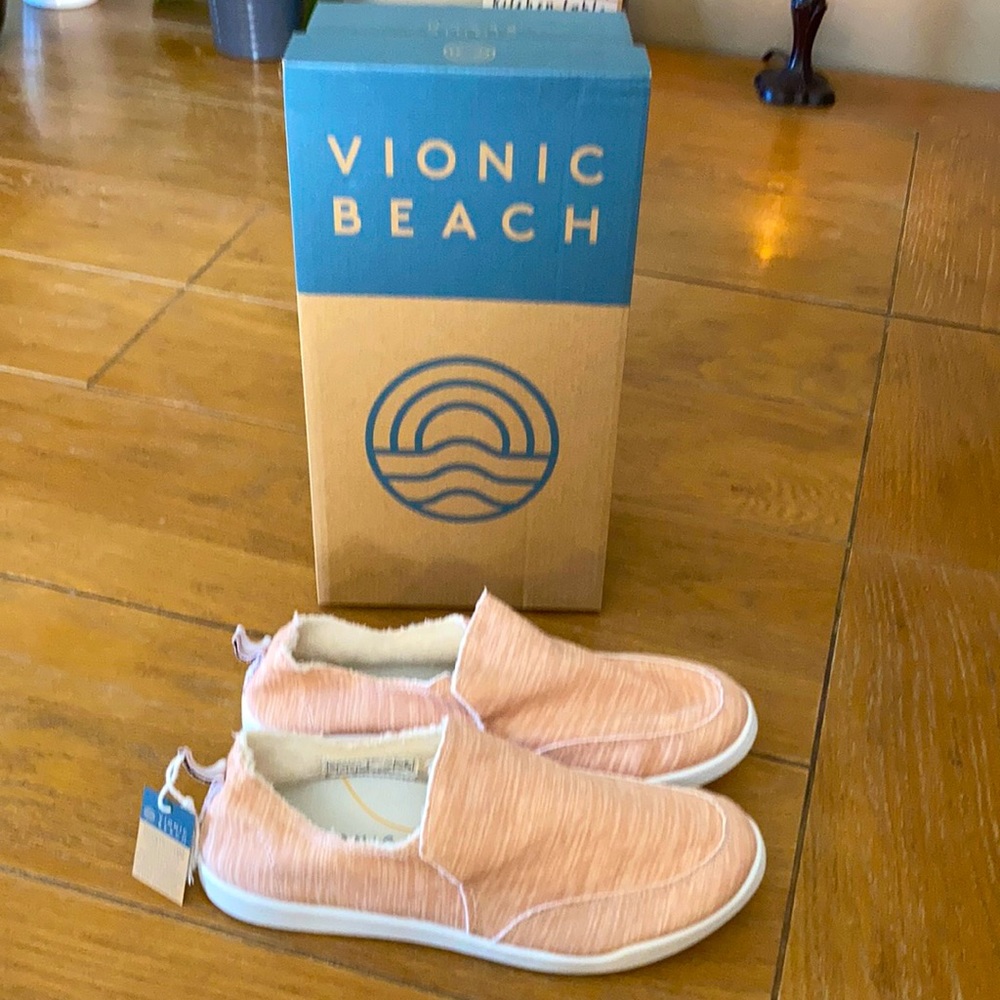 Vionic Beach Malibu Dusty Rose sz 8.5 NWT